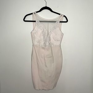 Lulus Cream Lace Dress